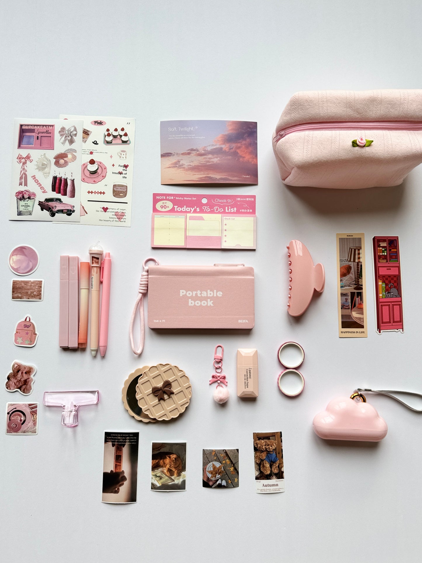 🎀 Pink Portable Book Dream Set ✨