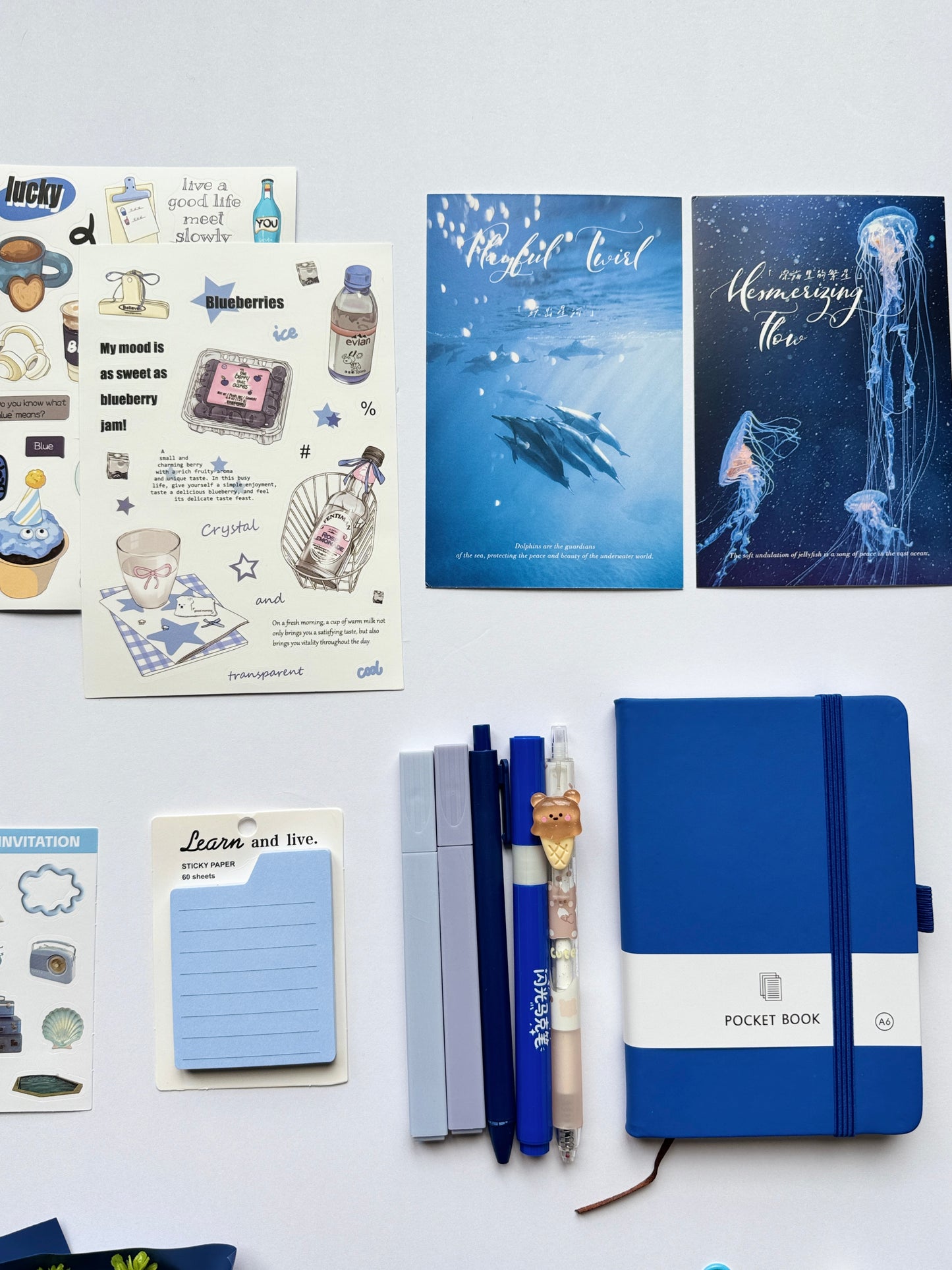 💙 Navy Blue - Calm & Classic Elegant 🦋