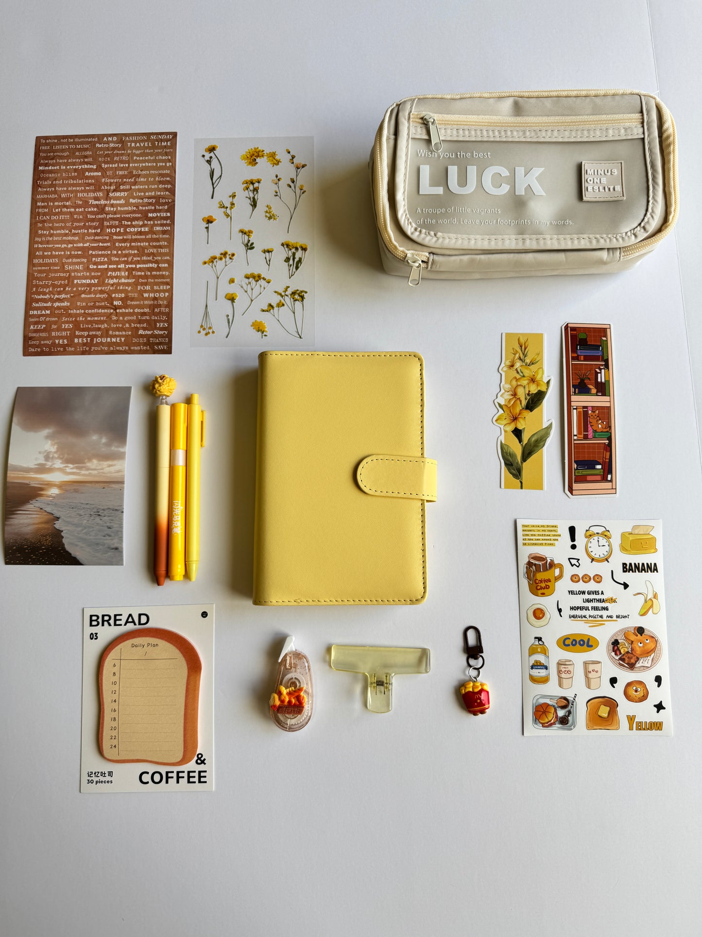 Golden Glow Planner Kit 💛