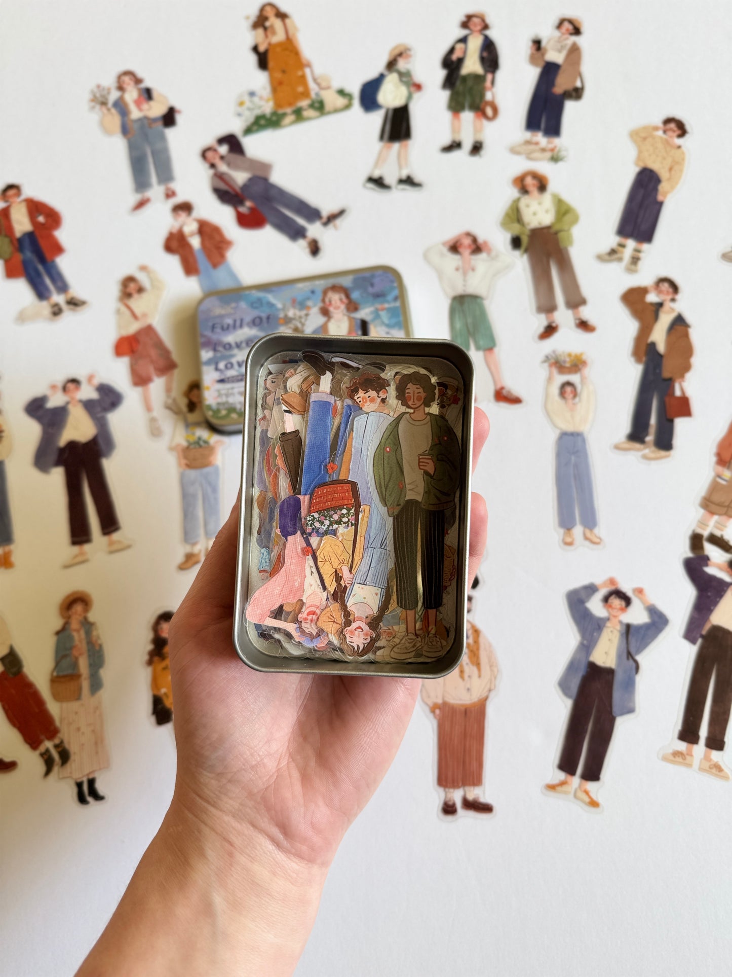 🤍 Full of Love Lovers - 100 Pieces-     Soft Love Moments