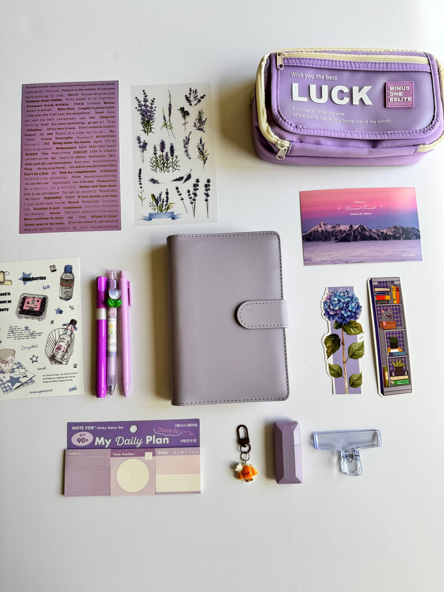 Lavender Refillable Planner Kit 💜