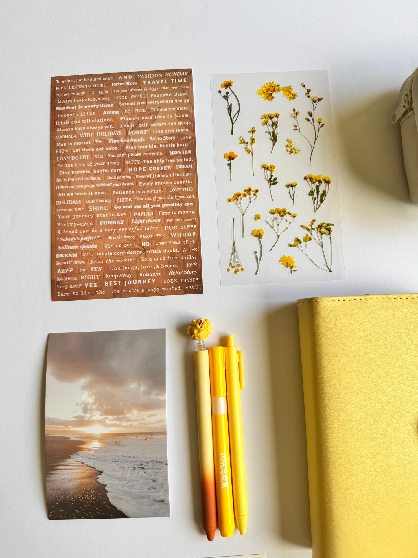 Golden Glow Planner Kit 💛