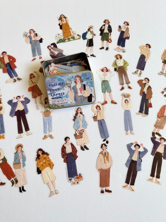 🤍 Full of Love Lovers - 100 Pieces-     Soft Love Moments